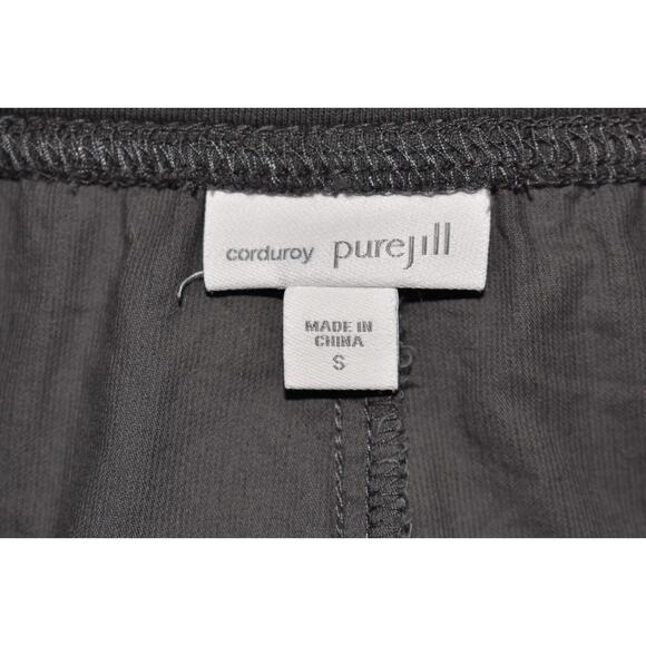 J. JILL PURE‎ JILL $79 Corduroy Pull-On A-line Skirt Gray Small - Picture 3 of 3